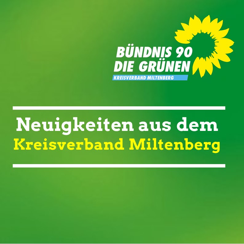Kreisvorstand von Bündnis 90/DIE GRÜNEN mit überwältigender Mehrheit wieder gewählt