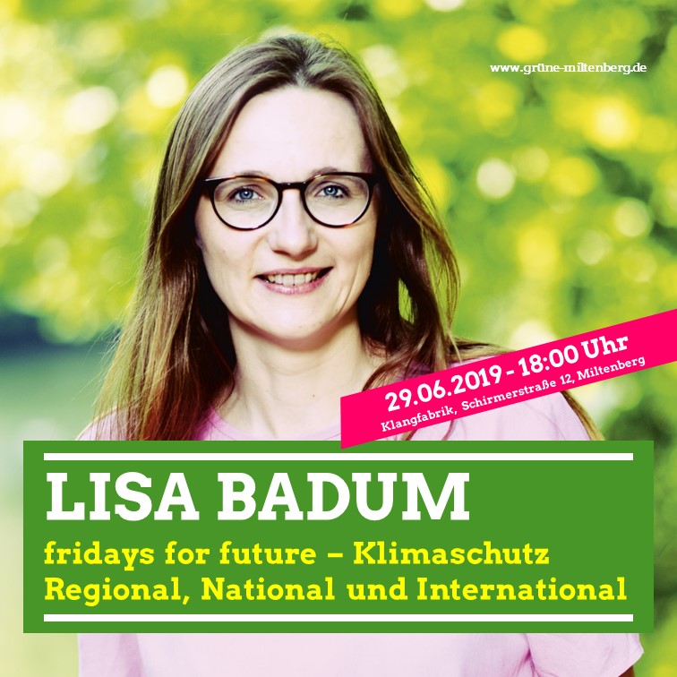 Lisa Badum in Miltenberg