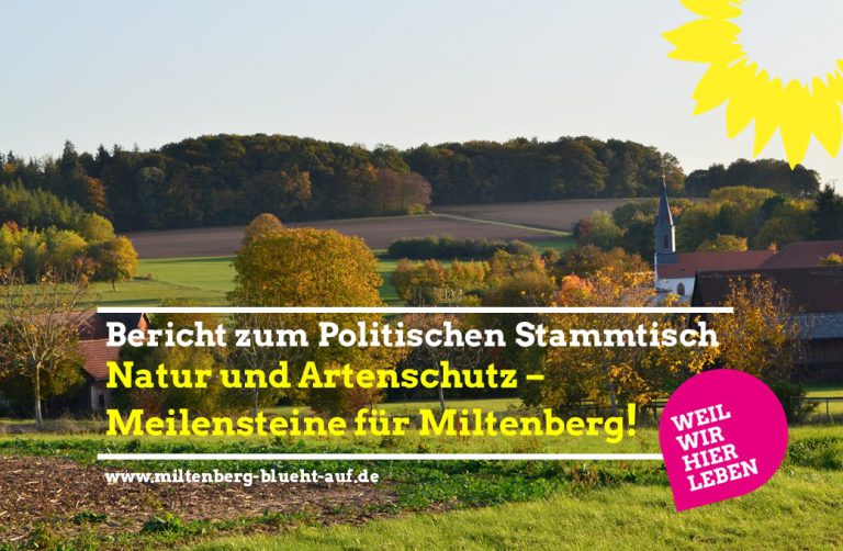 Natur- und Artenschutz auch in der Kommunalpolitik wichtig