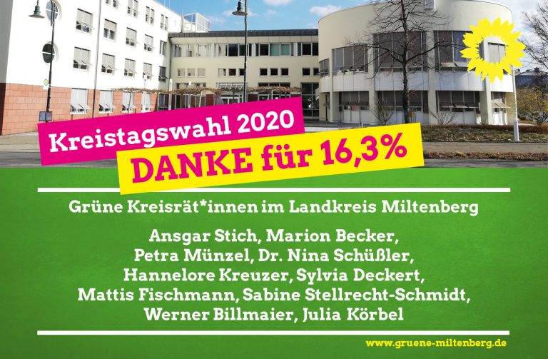 Der Grüne Kreisverband sagt DANKE!!!