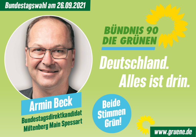 Infostand in Elsenfeld mit Armin Beck und Jens Marco Scherf